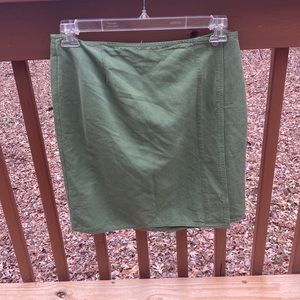 Sportif green wrap skirt